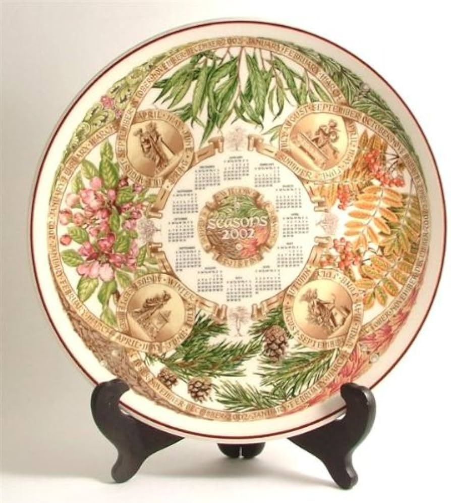 Wedgwood Calendar Plate 2002 Seasons Trees CP463 : Amazon.co.uk